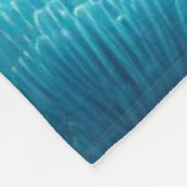 Tropisch/Hawaii farbiger Unterwasserdelphin Fleecedecke (Ecke)