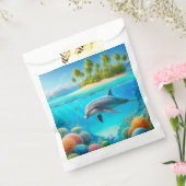 Tropisch/Hawaii farbiger Unterwasserdelphin Geschenktütchen (Versiegelt)