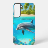 Tropisch/Hawaii farbiger Unterwasserdelphin