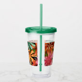 tropisch/hawaiianisch/blumenreich/Blume Acryltrinkbecher (Rechts)