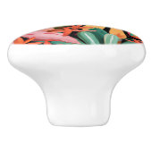 tropisch/hawaiianisch/blumenreich/Blume Keramikknauf (Seitenansicht)