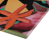 tropisch/hawaiianisch/blumenreich/Blume Schneidebrett (Ecke)