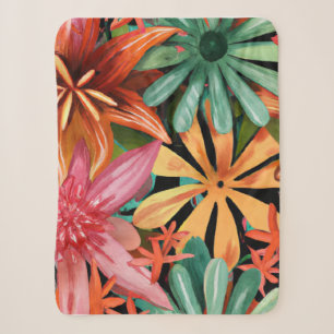 tropisch/hawaiianisch/blumenreich/Blume Sherpadecke