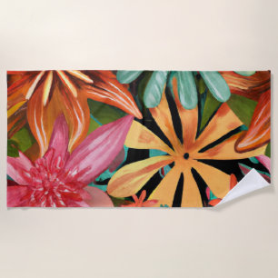 tropisch/hawaiianisch/blumenreich/Blume Strandtuch