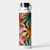 tropisch/hawaiianisch/blumenreich/Blume Trinkflasche (Rückseite)