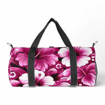 Tropisch-hawaiianische Blume Hibiskus Rosa Weiß