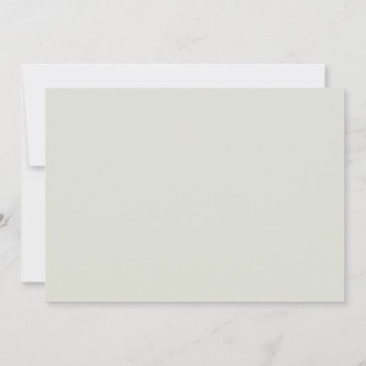 Tropisch-hawaiianische Blume im Weißen Stil Einladung (Rückseite)