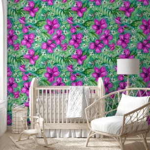 Tropisch-hawaiianische Blume Tapete