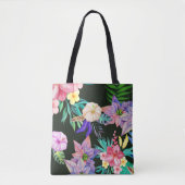 tropisch-hawaiianische Blume Tasche (Vorderseite)