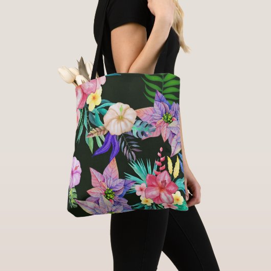 tropisch-hawaiianische Blume Tasche (Von Nahem)