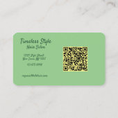 Tropisch-hawaiianische Blume Visitenkarte (Rückseite)