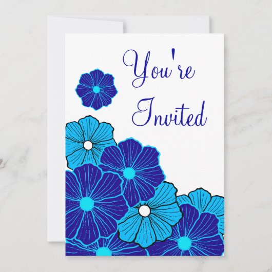 Tropisch-hawaiianische Einladung (Vorderseite)