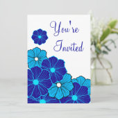 Tropisch-hawaiianische Einladung (Stehend Vorderseite)