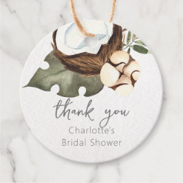 Tropisch-hawaiianische Flora und Kokosnuss Geschenkanhänger