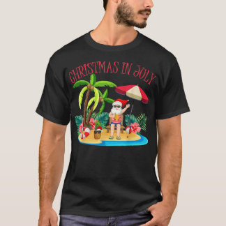Tropisch-hawaiianische Weihnachtsfeiertage in J T-Shirt