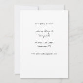 Tropisch-Hawaiianisches Blüten und Ananas Save the Date (Rückseite)