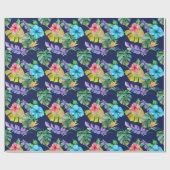 tropisch-hawaiisch geschenkpapier (Flach)