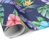 tropisch-hawaiisch geschenkpapier (Rolleneckpunkt)