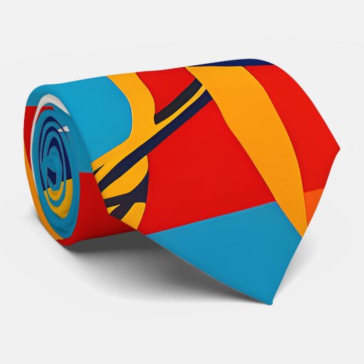 tropisch krawatte (Gerollt)