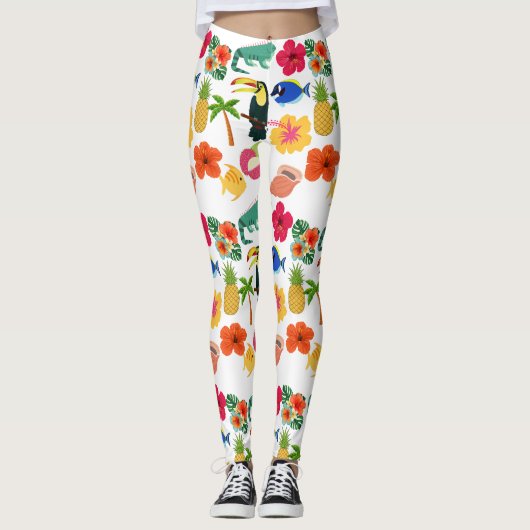 tropisch leggings (Vorderseite)