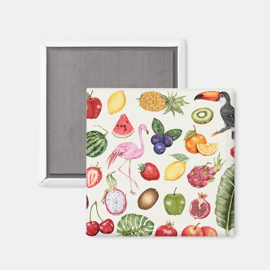 tropisch magnet (Vorderseite/Rückseite)