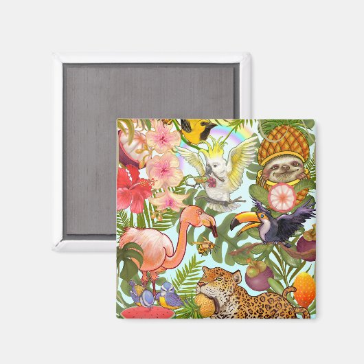 tropisch magnet (Vorderseite/Rückseite)