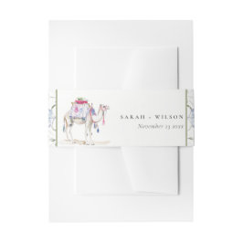 Tropisch-marokkanische Hochzeit im Wassersportzent Einladungsbanderole