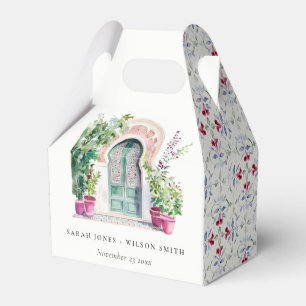 Tropisch-marokkanische Hochzeit im Wassersportzent Geschenkschachtel