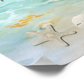 Tropisch, Meeresfrüchte Hochzeiten, SandDollars Poster (Ecke)