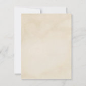 Tropisch meine Bridesmaid | Strandziel Einladung (Rückseite)