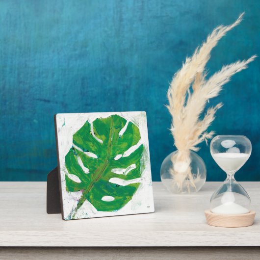 tropisch | Palm Leaf Fotoplatte (InSitu)