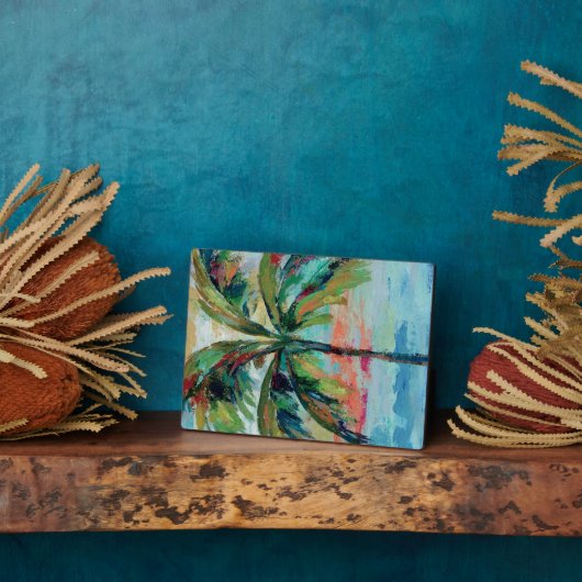 tropisch Palm Tree Fotoplatte (Seite)