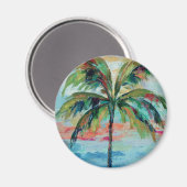 tropisch Palm Tree Magnet (Vorderseite/Rückseite)