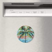 tropisch Palm Tree Magnet (In Situ (Geschirrspüler))