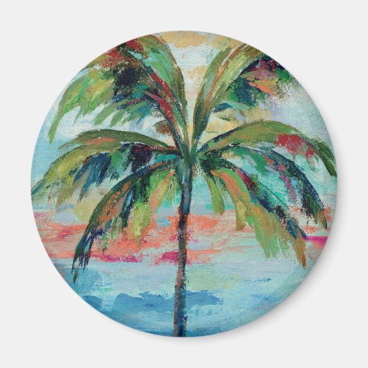 tropisch Palm Tree Magnet (Vorne)