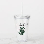 Tropisch Personalisiert Acryltrinkbecher (Vorderseite)