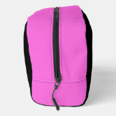 Tropisch Pink Black Palm Trees Custom Beach Girl Waschbeutel (Rechts)