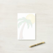 tropisch post-it klebezettel (Auf Schreibtisch)