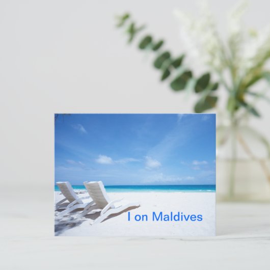 tropisch postkarte (Stehend Vorderseite)