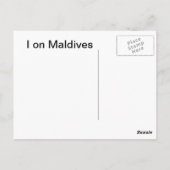 tropisch postkarte (Rückseite)