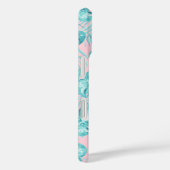 Tropisch rosa aquamarines Aquarellmonster verlasse Case-Mate iPhone Hülle (Rückseite / Rechts)