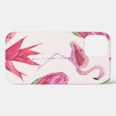 Tropisch rosa Blume, Protea, Paradiesvogel fl Case-Mate iPhone Hülle (Rückseite (Horizontal))