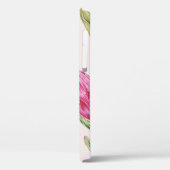 Tropisch rosa Blume, Protea, Paradiesvogel fl Case-Mate iPhone Hülle (Rückseite / Links)