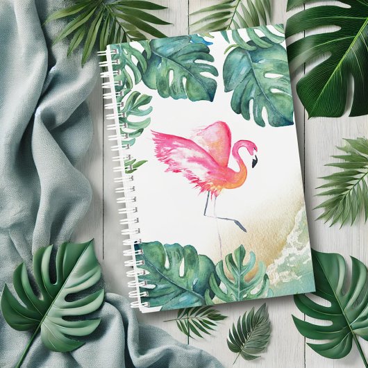 Tropisch rosa Flamingo Geschenke Planer