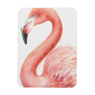 tropisch   Rosa Flamingo Magnet