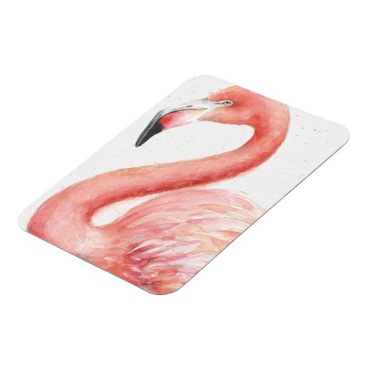 tropisch | Rosa Flamingo Magnet (Linke Seite)