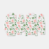 Tropisch rosa Flamingo Muster v2 Geschenkschachtel (Ungefaltet)