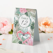 Tropisch-rosa Flamingos-Blume Hochzeit