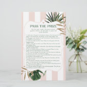 Tropisch rosa geht durch das Brautparty (Stehend Vorderseite)