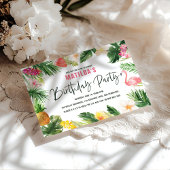 Tropisch-rosa-gelbe Flamingo Stilvoll